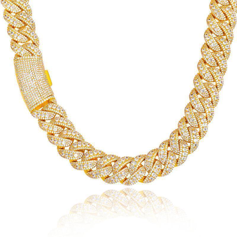 CARÁTIX 22mm Bubble Cuban Chain - CaratixJewelry