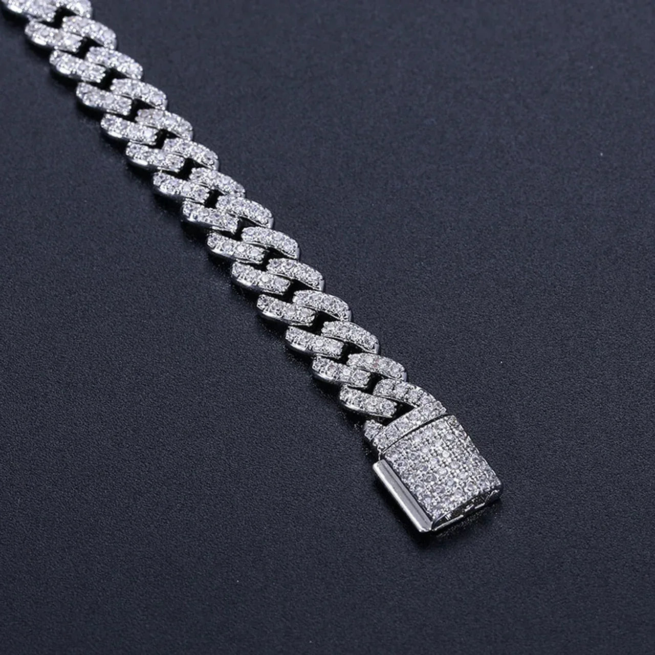6mm Solid 925 Silver Genuine VVS Cuban Link Hip Hop Bracelet Chain – Iced Out Jewelry - CaratixJewelry