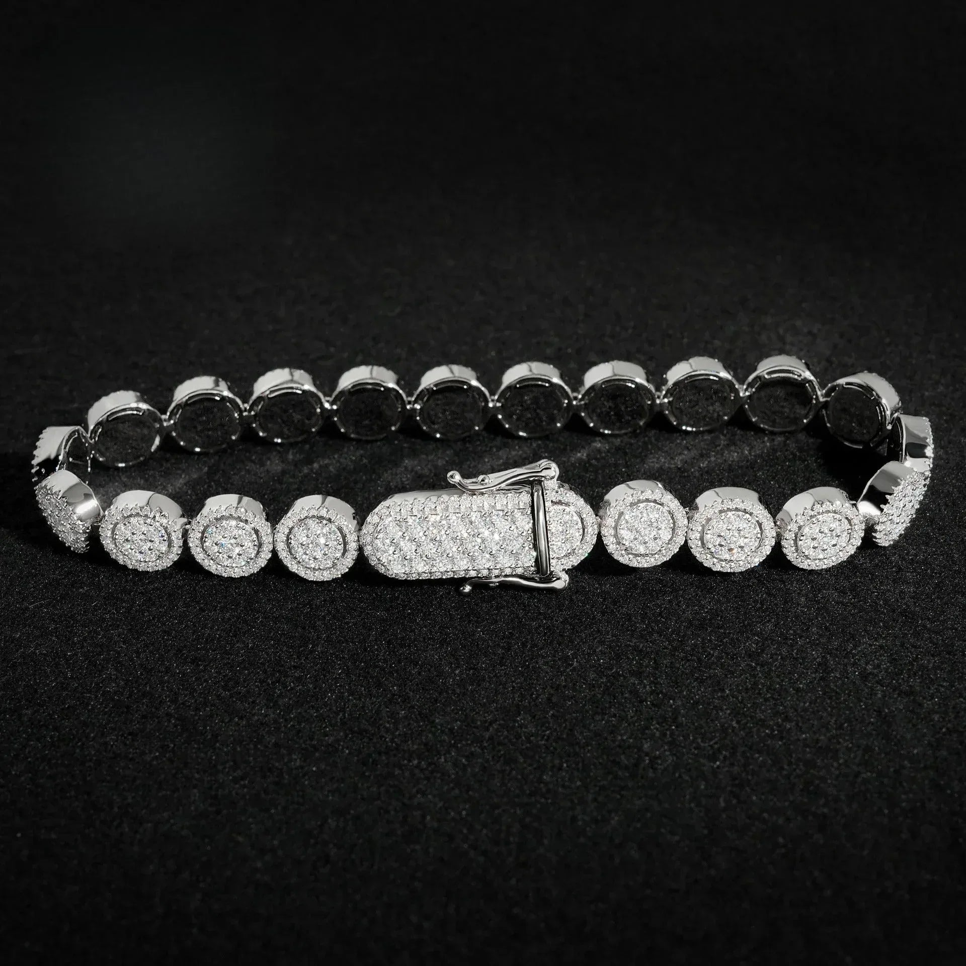 10mm Round Cuban Link Bracelet/Necklace – S925 Sterling Silver Hip Hop Streetwear Men’s Jewelry - CaratixJewelry