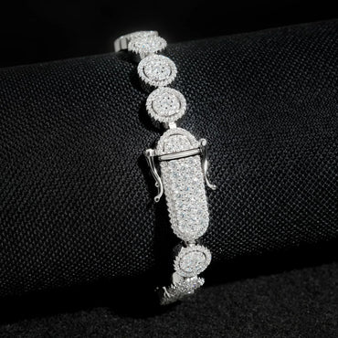 10mm Round Cuban Link Bracelet/Necklace – S925 Sterling Silver Hip Hop Streetwear Men’s Jewelry - CaratixJewelry