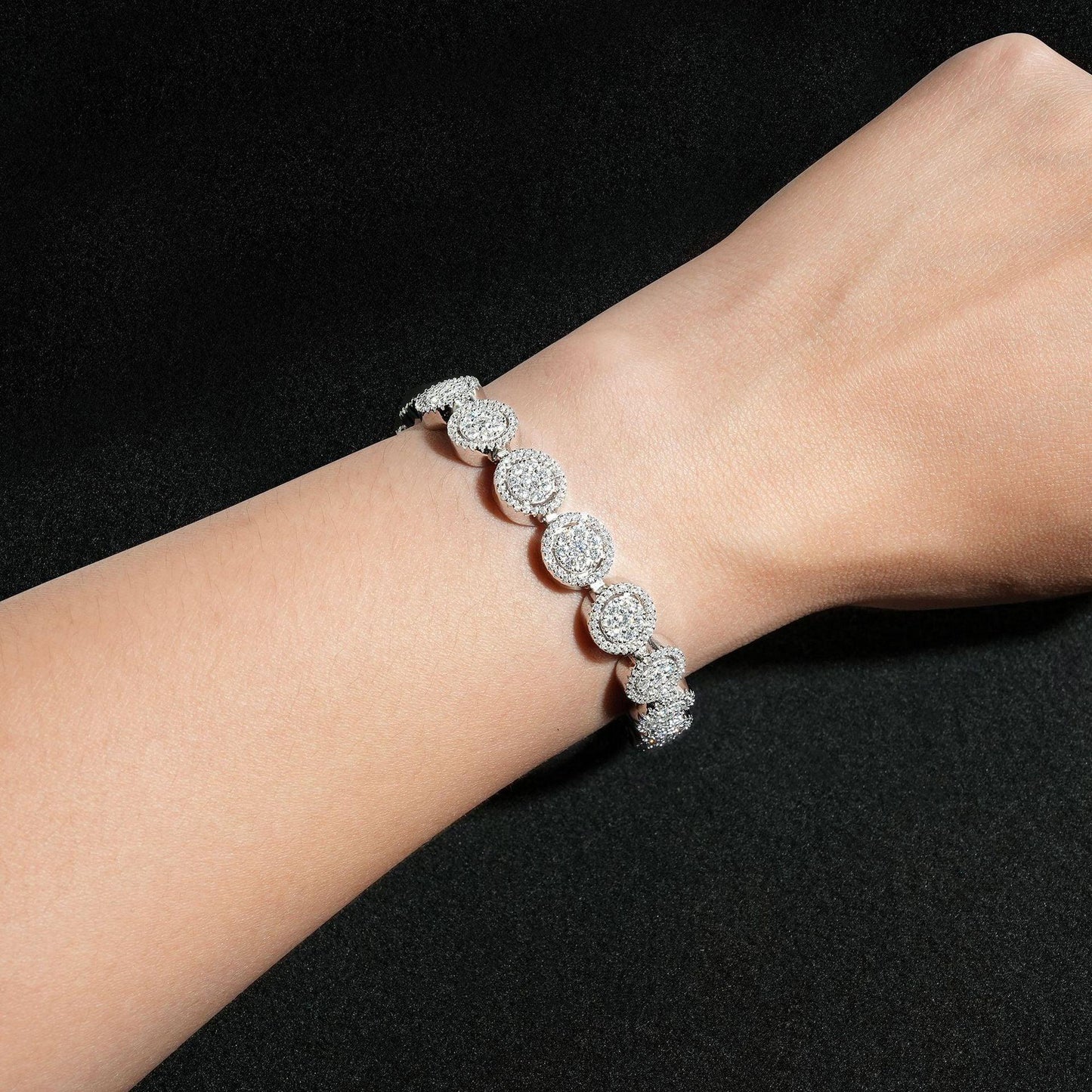 10mm Round Cuban Link Bracelet/Necklace – S925 Sterling Silver Hip Hop Streetwear Men’s Jewelry - CaratixJewelry