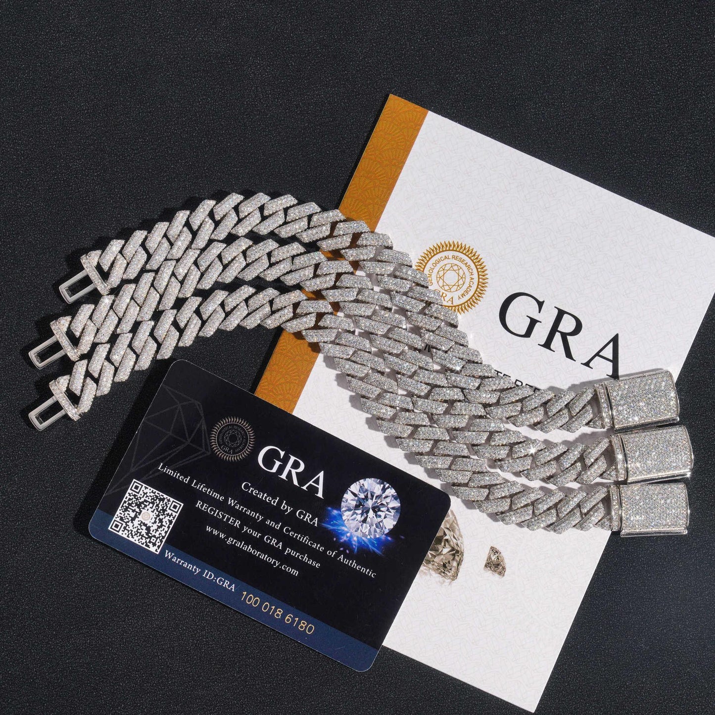 12.5mm Crescent Moissanite Cuban Link Chain – S925 Sterling Silver Iced-Out Hip Hop Men’s Trend Necklace - CaratixJewelry