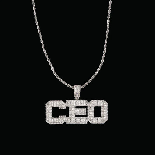 Stylish Iced Out Personalized Custom Name Necklace Pendant - Luxury Custom Jewelry - CaratixJewelry