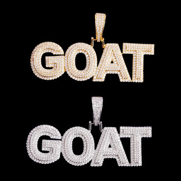 Double Layer Classy Iced Out Personalized Custom Name Necklace Pendant - Luxury Custom Jewelry