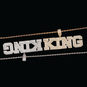 Stylish Iced Out Personalized Custom Name Necklace Pendant - Luxury Custom Jewelry