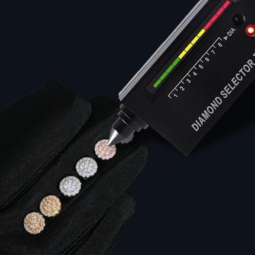 S925 Silver Round D Color Moissanite Inspired Stud Earrings - CaratixJewelry