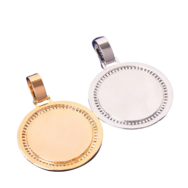 Baguette Cut Tennis-Style Custom Photo Pendant Necklace – Iced Out Hip Hop Jewelry - CaratixJewelry