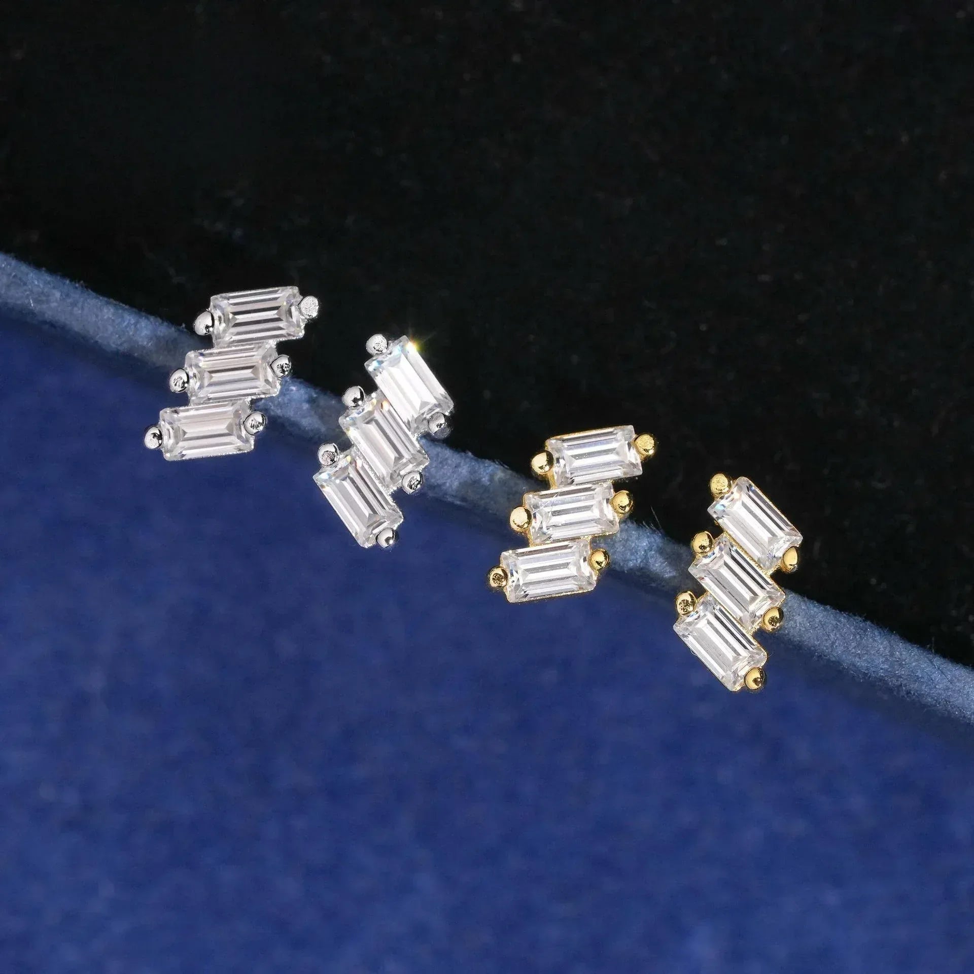 S925 Silver Moissanite Look Creative Earrings for Women - CaratixJewelry