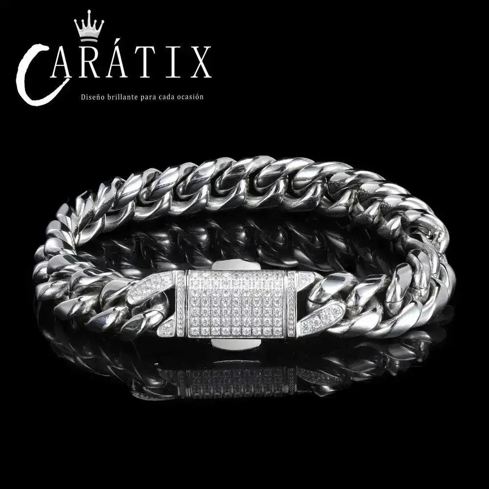 CARÁTIX – 12mm Miami Cuban Link Necklace - CaratixJewelry
