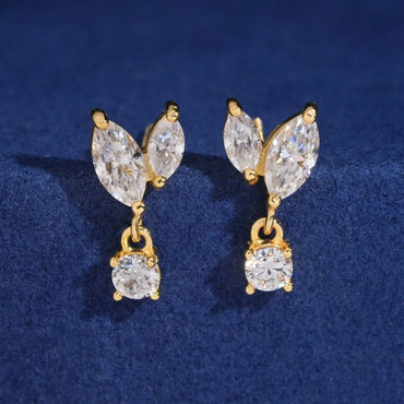 S925 Silver Moissanite Look Earrings for Women - CaratixJewelry