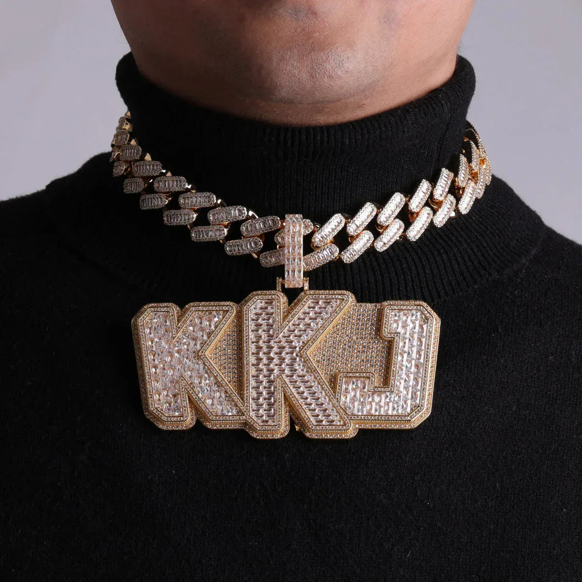 King Iced Out Personalized Name Custom Necklace Pendant - Luxury Custom Jewelry - CaratixJewelry