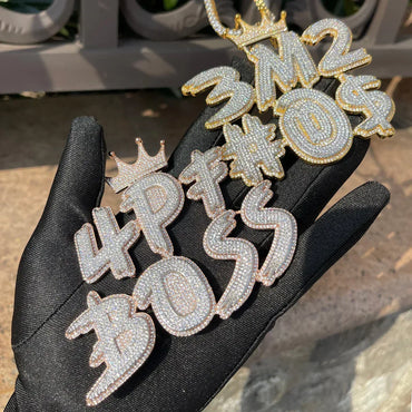 King Style Customize Anything Iced Out Personalized Custom Name Necklace Pendant - Luxury Custom Jewelry - CaratixJewelry