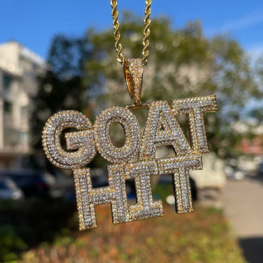 Tennis and Shine Iced Out Personalized Custom Name Necklace Pendant - Luxury Custom Jewelry - CaratixJewelry