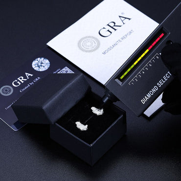 Hands of Prayer Genuine VVS Diamond Solid 925 Silver Bling Hip Hop Earrings – Iced Out Jewelry