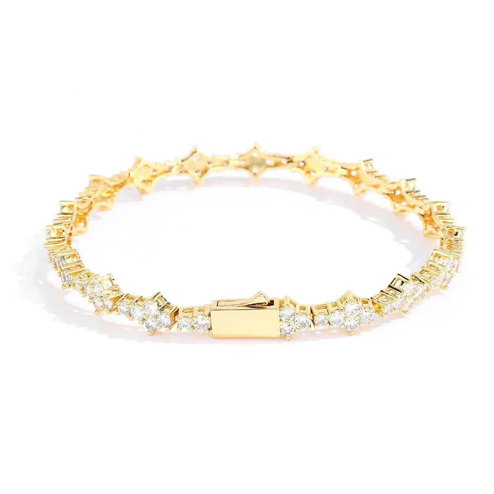 Custom Moissanite Airplane Tennis Bracelet | Women's High-Fire Hip Hop Bling | Caratix - CaratixJewelry