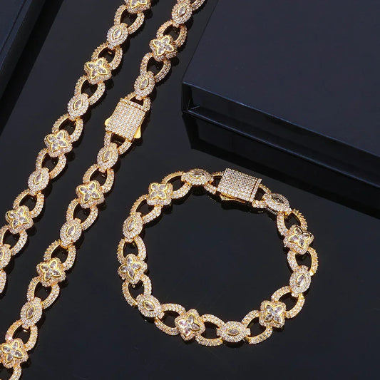 Custom 11mm Infinite 8-Link Necklace | Premium Gold Chain for Rapper | Caratix - CaratixJewelry