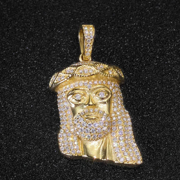 Custom 3D Vintage Figural Pendant | Full Iced-Out Hip Hop Jewelry for Men | Caratix - CaratixJewelry