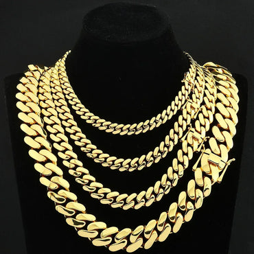 Polished Cuban Link Chain for Men – S925 Sterling Silver Minimalist Luxury Hip Hop Necklace - CaratixJewelry