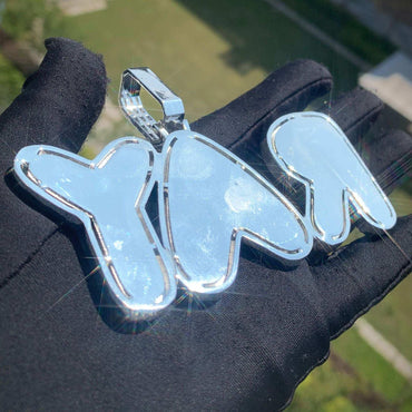 Custom Letter & Number Pendant | DIY Hip Hop Iced Out Personalized Necklace - CaratixJewelry