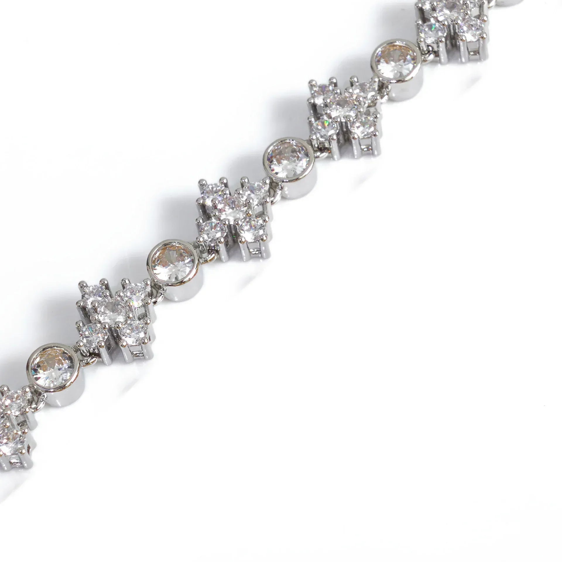 Cross Necklace Beaded Chain Zircon Hip Hop Jewelry for Men | Caratix Jewelry - CaratixJewelry