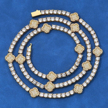 Custom Zircon Tennis Chain Necklace Bracelet Hip Hop Jewelry for Men | Caratix Jewelry - CaratixJewelry