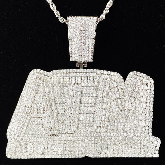 Women's "Addicted To Money" Necklace | Premium Copper CZ Cash Flow Jewelry - CaratixJewelry