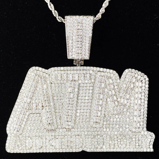 Women's "Addicted To Money" Necklace | Premium Copper CZ Cash Flow Jewelry - CaratixJewelry
