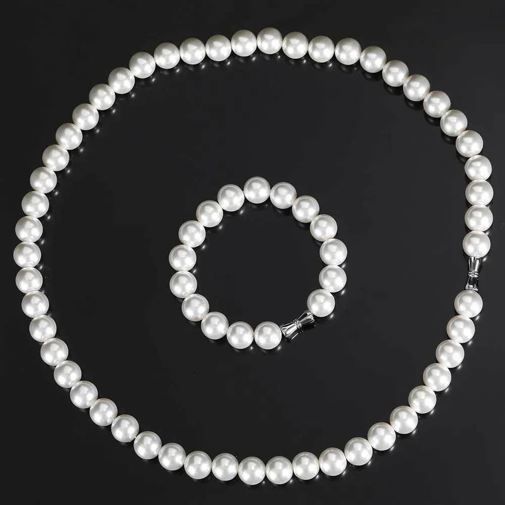 Minimalist Pearl Bracelet for Men & Women | Trendy Hip Hop Jewelry with Luxury Feel | Caratix Jewelry - CaratixJewelry