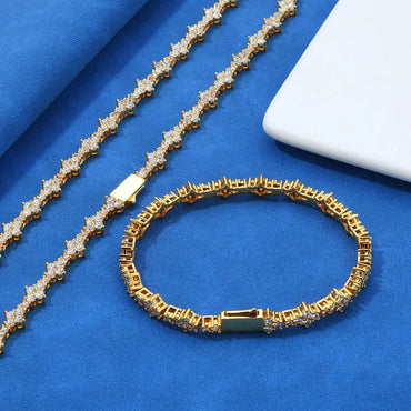 6.5mm Zircon Tennis Chain Necklace Hip Hop Jewelry for Men & Women | Caratix Jewelry - CaratixJewelry