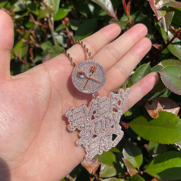 Men's Loyalty & Success Necklace | Premium Copper CZ Hustle Jewelry Caratix - CaratixJewelry