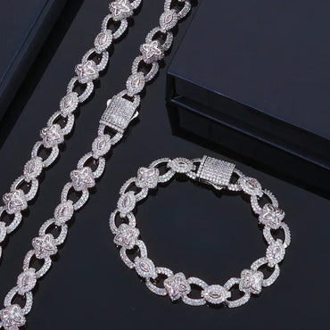 Custom 11mm Infinite 8-Link Necklace | Premium Gold Chain for Rapper | Caratix - CaratixJewelry