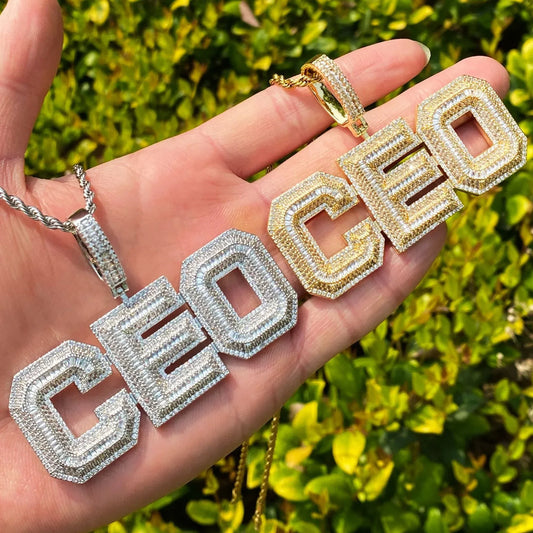 Women's Boss Babe Executive Necklace | Premium Copper CZ Leadership Jewelry - CaratixJewelry