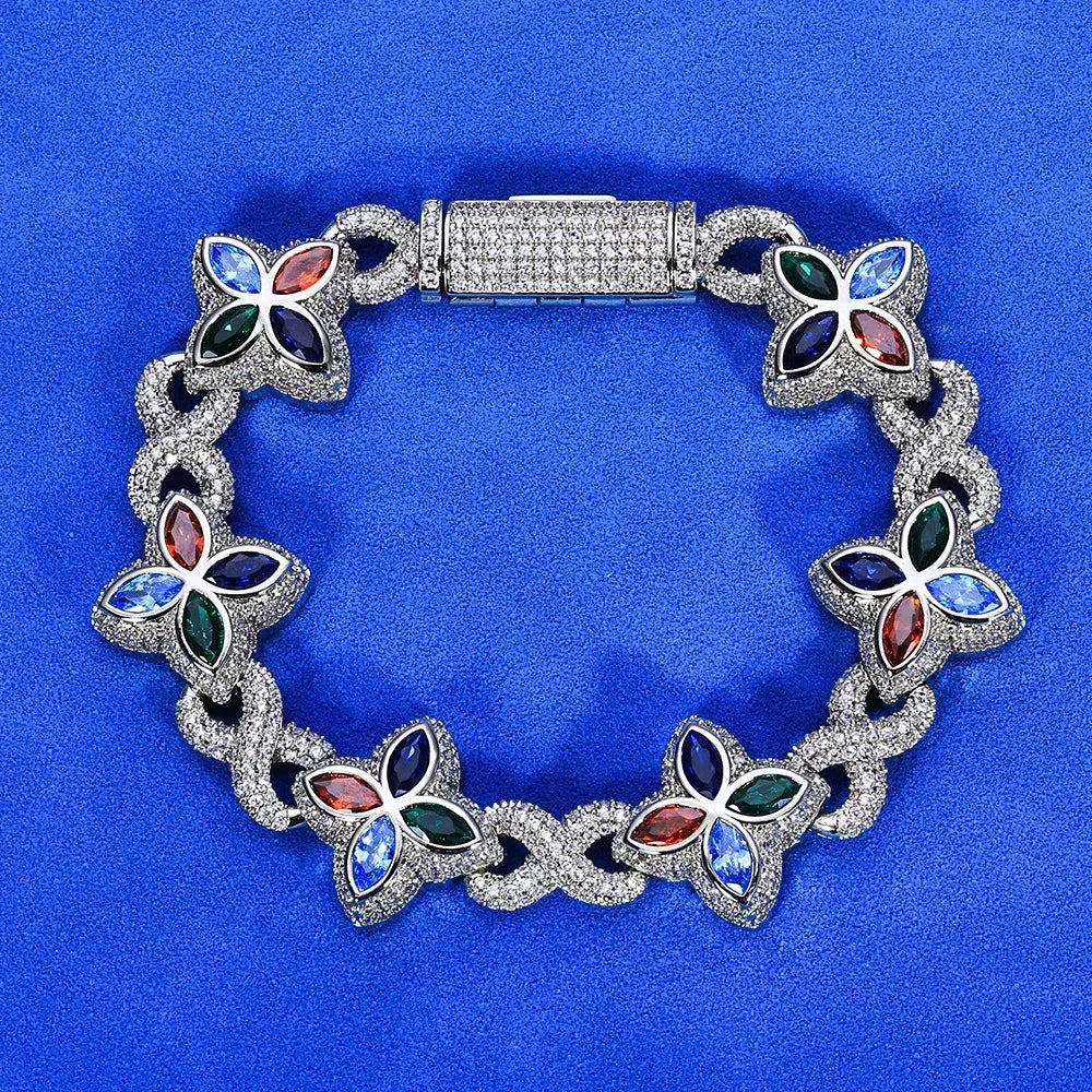 Figure 8 Cuban Chain Iced Out Zircon Hip Hop Necklace for Men | Caratix Jewelry - CaratixJewelry