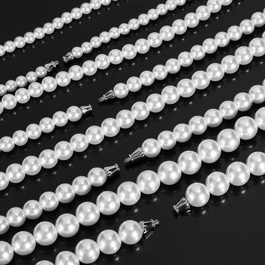 Simple Pearl Necklace for Women | High-End Hip Hop Jewelry | Caratix Jewelry - CaratixJewelry