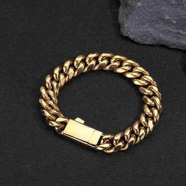 Stainless Steel Cuban Link Chain for Men | Caratix Jewelry - CaratixJewelry