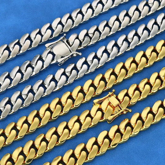 Polished Cuban Bracelet Rapper Iced Out Chain Style Hip Hop Jewelry for Men | Caratix Jewelry - CaratixJewelry