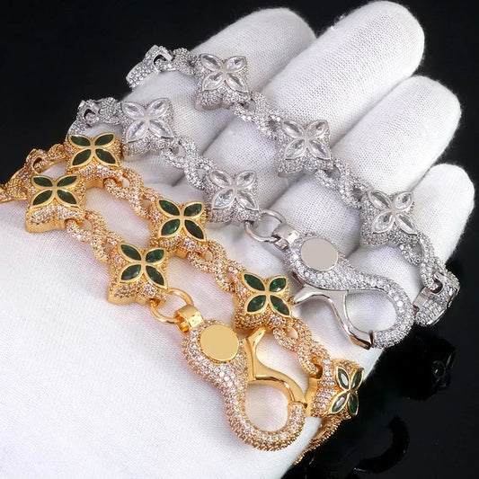 8 Shape Link Chain Belt Waist Chain Zircon Hip Hop Jewelry for Men & Women | Caratix Jewelry - CaratixJewelry