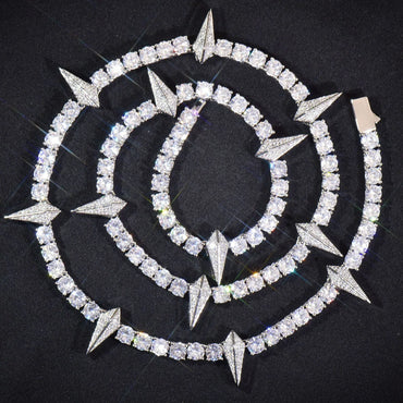 5mm Black Panther Style Chain Necklace with Zircon | Trendy Hip Hop Jewelry for Men | Caratix Jewelry - CaratixJewelry