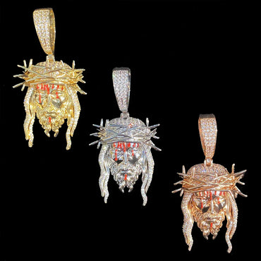 High Polish "Horned Elder" Pendant | Men's Punk Hip Hop Necklace - CaratixJewelry