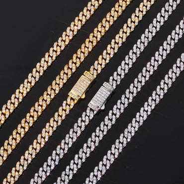 Custom 6mm Single-Row Iced Necklace - CaratixJewelry