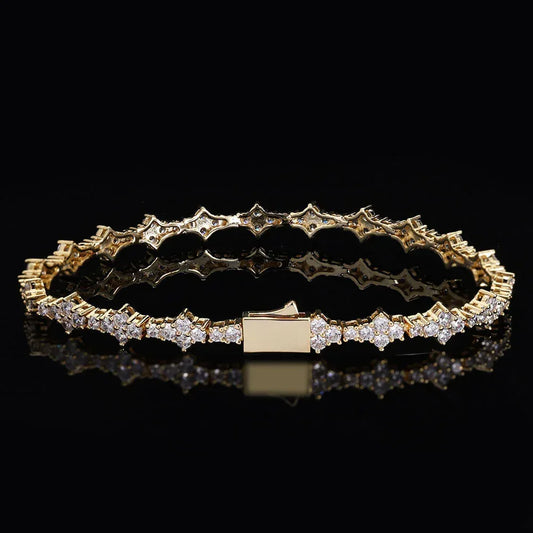 6.5mm Iced Out Zircon Tennis Bracelet Hip Hop Jewelry for Men | Caratix Jewelry - CaratixJewelry