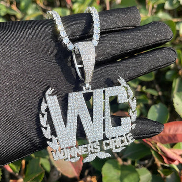 Men's Champion Squad Necklace | Premium Copper CZ Success Jewelry Caratix - CaratixJewelry