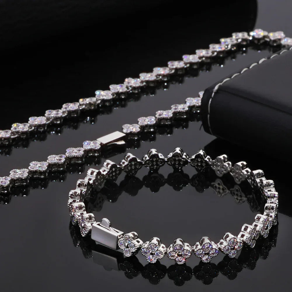 7mm Iced Out Chain Zircon Hip Hop Iced Out Jewelry Necklace for Men | Caratix Jewelry - CaratixJewelry