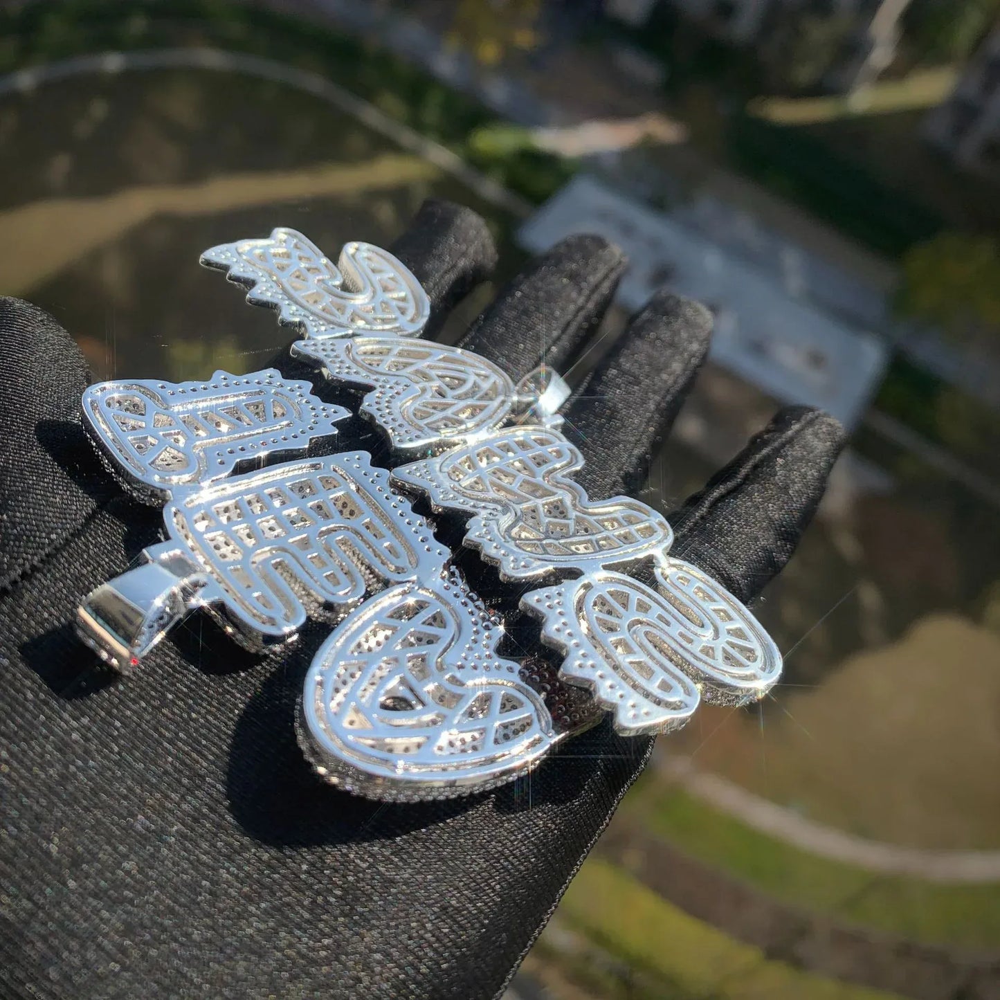 Custom Letter Pendant Necklace | Gold Plated DIY Initial Hip Hop Couple Jewelry - CaratixJewelry