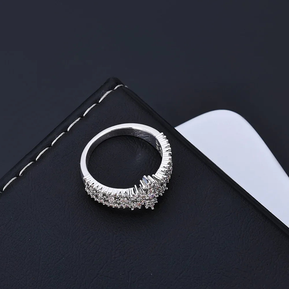 Custom Hollow Snowflake Iced Ring | Designer Iced Out Jewelry for Men | Caratix - CaratixJewelry