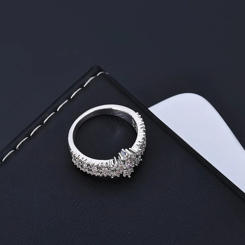 Custom Hollow Snowflake Iced Ring | Designer Iced Out Jewelry for Men | Caratix - CaratixJewelry
