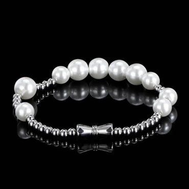 Elegant Pearl Bracelet for Women | Trendy Titanium Steel Hand Jewelry | Caratix Jewelry - CaratixJewelry