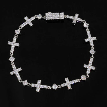 Hip Hop Cross Necklace Zircon Iced Out Jewelry for Men | Caratix Jewelry - CaratixJewelry