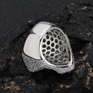Zircon Cross Ring for Men | Trendy Hip Hop Jewelry | Caratix Jewelry - CaratixJewelry