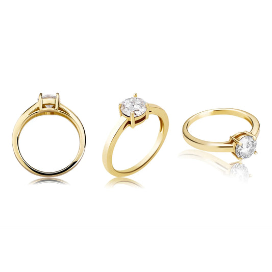 D Color VVS1 Moissanite Ring | S925 Sterling Silver | Caratix